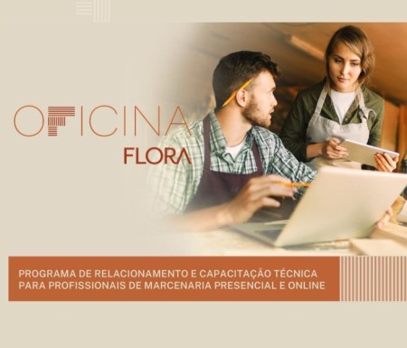 Flora lança programa de relacionamento e capacitação técnica para profissionais de marcenaria na ForMóbile 2024 